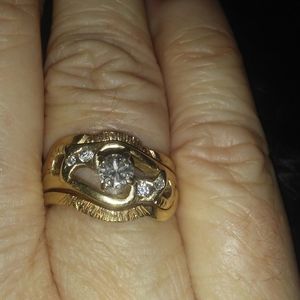 Vintage 14k Diamond Wedding Ring